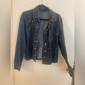 Dark blue Bill Blass denim jacket